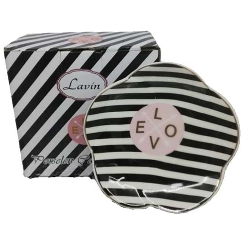 LAVİN PORSELEN ÇAY TABAĞI 6LI