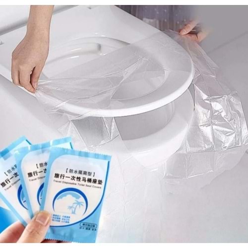 KULLAN AT SEYAHAT İÇİN KLOZET KILIFI POŞET