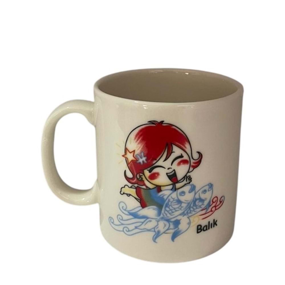 MANGO BURÇ DESEN MUG BARDAK PORSELEN