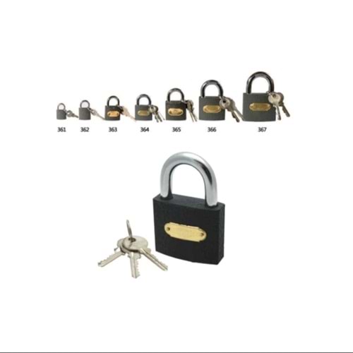 TRI-MAX ASMA KİLİT GRİ 50MM