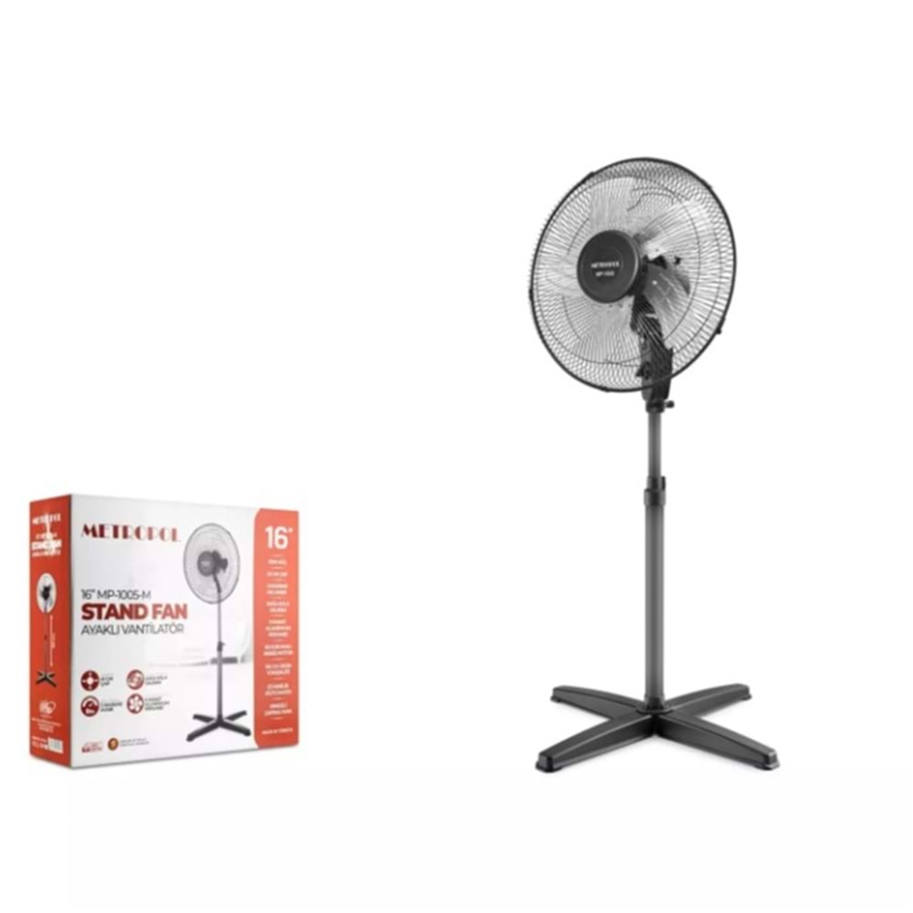 METROPOL 16 İNC METAL PERVANE VANTİLATÖR