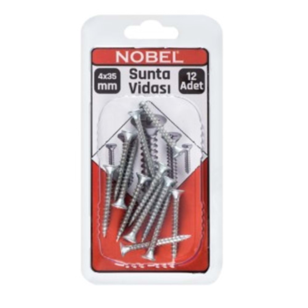 NOBEL FIX SUNTA VİDASI YHB 4 X 35 MM 12 Lİ 12*