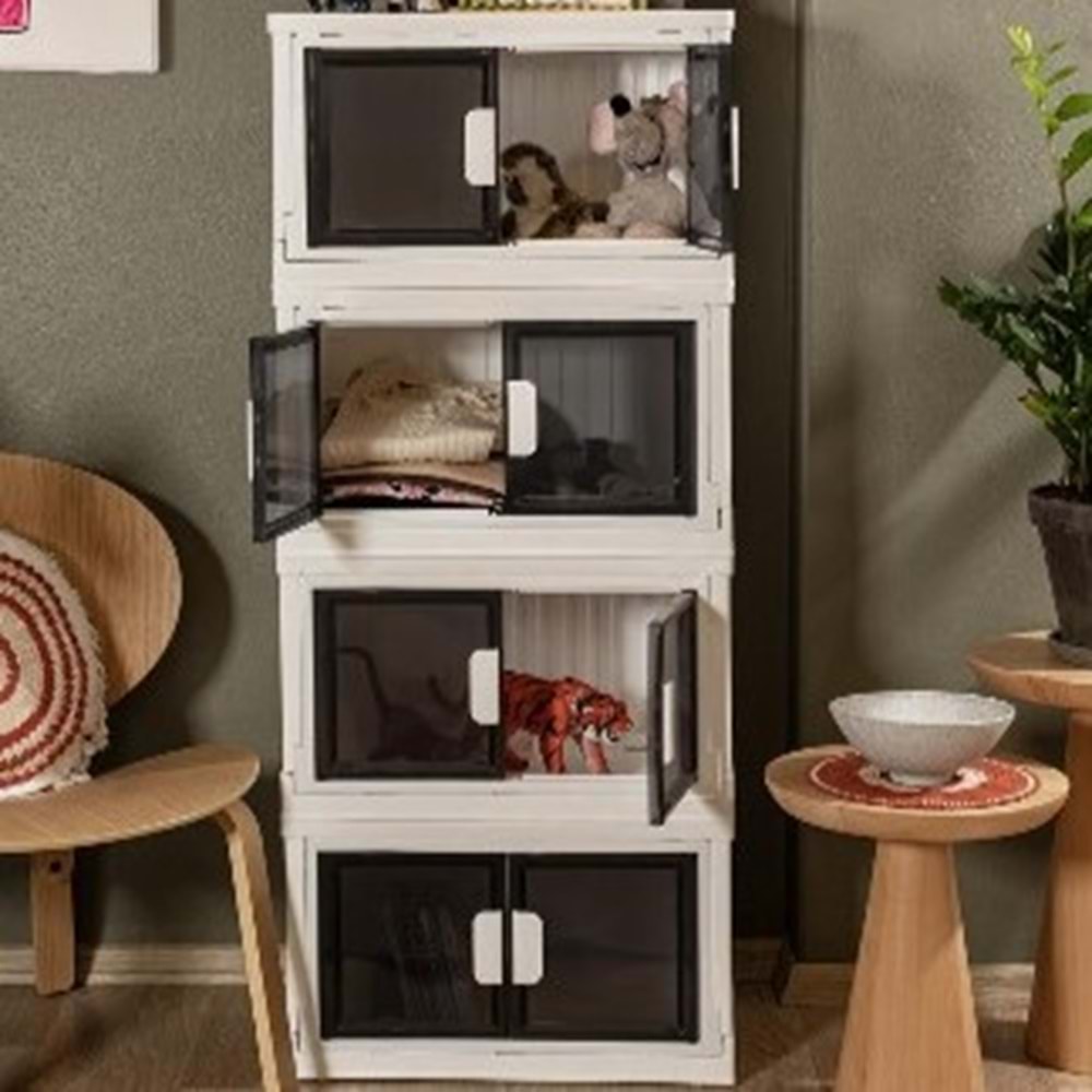 ÖZGEN4 KATLI KATLANIR DOLAP (4 x 55 Lt) [K:1]