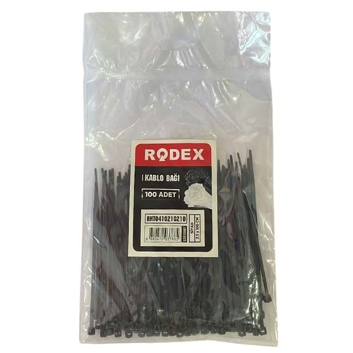 RODEX KABLO BAĞI 100 ADET 2,5X10CM CIRT