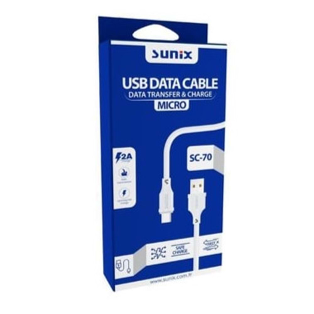 SUNİX MİCRO TELEFON ŞARJ KABLOSU *20