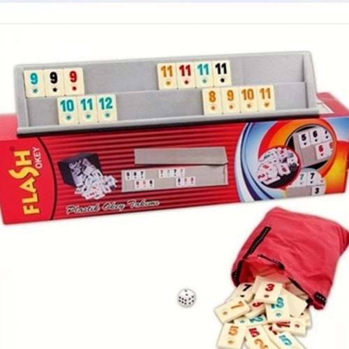 FLASH PLASTİK OKEY TAKIMI