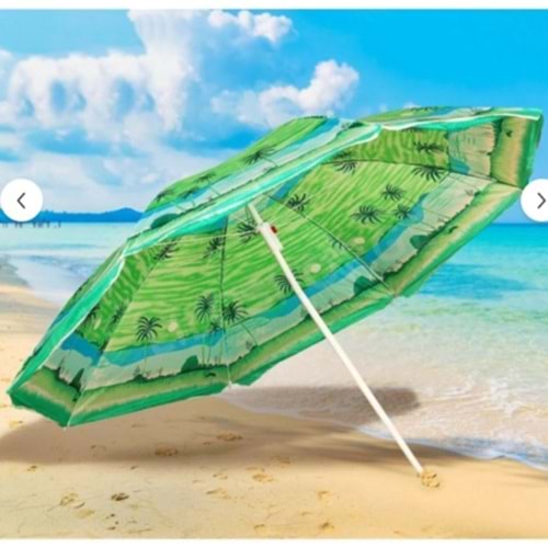 PLAJ ŞEMSİYESİ DESENLİ