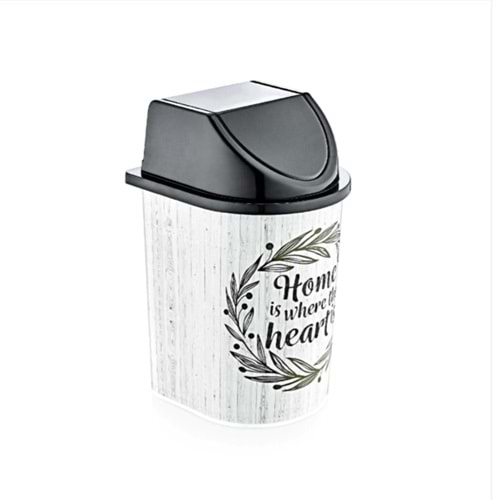 ERDEM KLİK ÇÖP KOVASI DESENLİ 1 NO 5LT