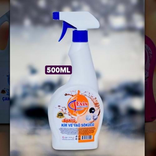 EVİX KİR VE YAĞ SÖKÜCÜ BANYO FISFIS ŞİŞE 500ML