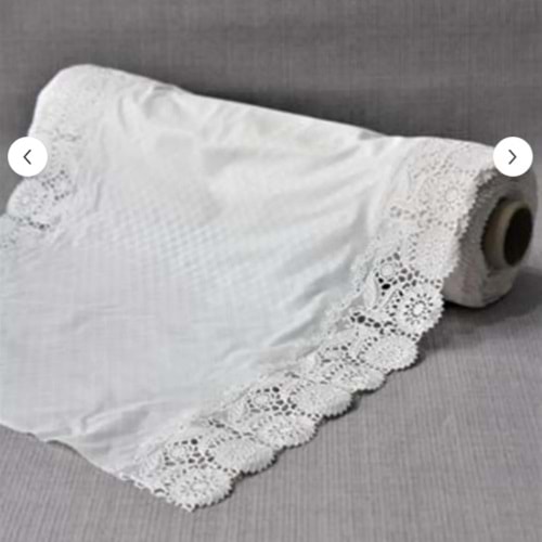 RAF ÖRTÜSÜ DANTEL BEYAZ 60X20