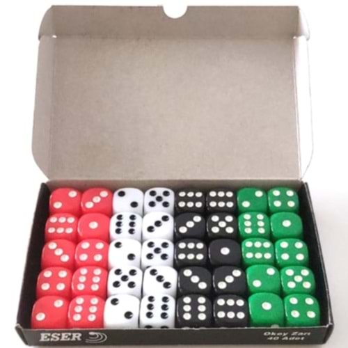 OKEY ZARI RENKLİ 40 ADET