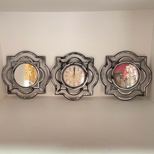 TUTKU PLASTİK ÇERÇEVELİ 3 PARÇA SAAT KUTULU