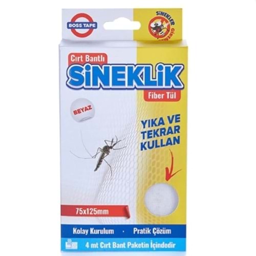BOSS TAPE SİNEKLİK TEK KANAT 75X125CM 4M BANT