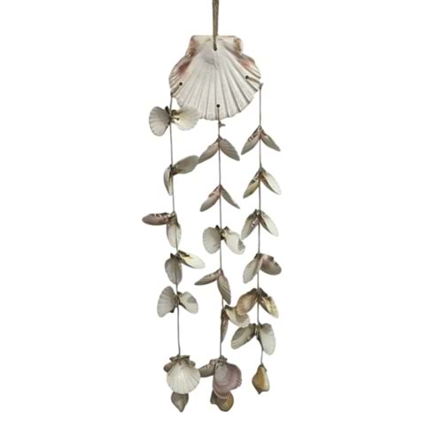 SARKAÇ DENİZ KABUĞU RÜZGAR ÇANI BÜYÜK BOY