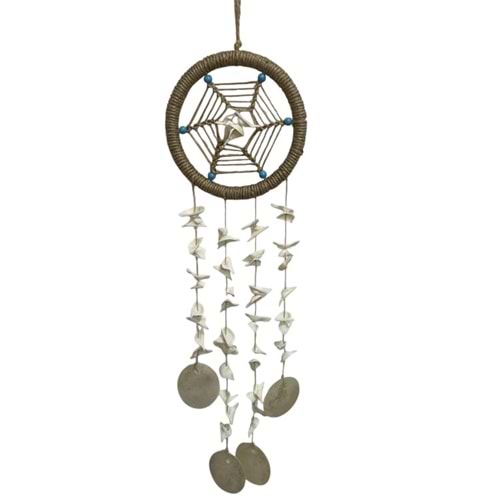 SARKAÇ HAYAL KAPANI DENİZ KABUĞU RÜZGAR ÇANI BÜYÜK BOY