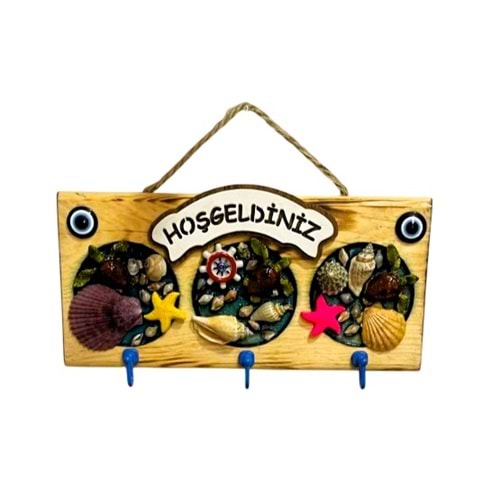 HOŞGELDİNİZ KAPI SÜSÜ ANAHTARLIK ASKISI