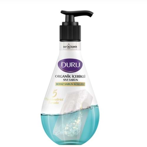 DURU SIVI EL SABUNU BEYAZ SABUN KOKULU