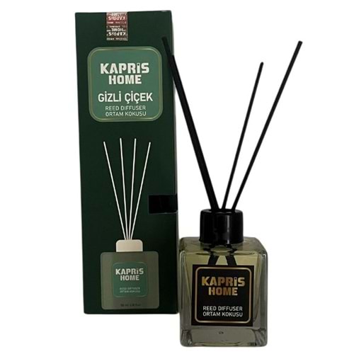KAPRİS HOME GİZLİ ÇİÇEK ÇUBUKLU ODA KOKUSU 100ML *48