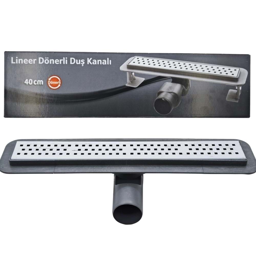 40CM LİNEER DÖNERLİ DUŞ GİDERİ KANALI