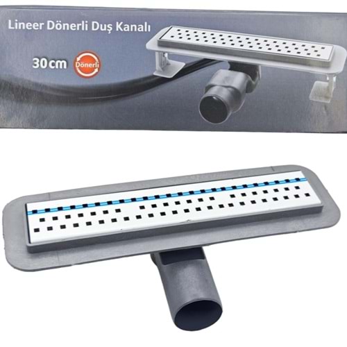 30CM LİNEER DÖNERLİ DUŞ GİDERİ KANALI