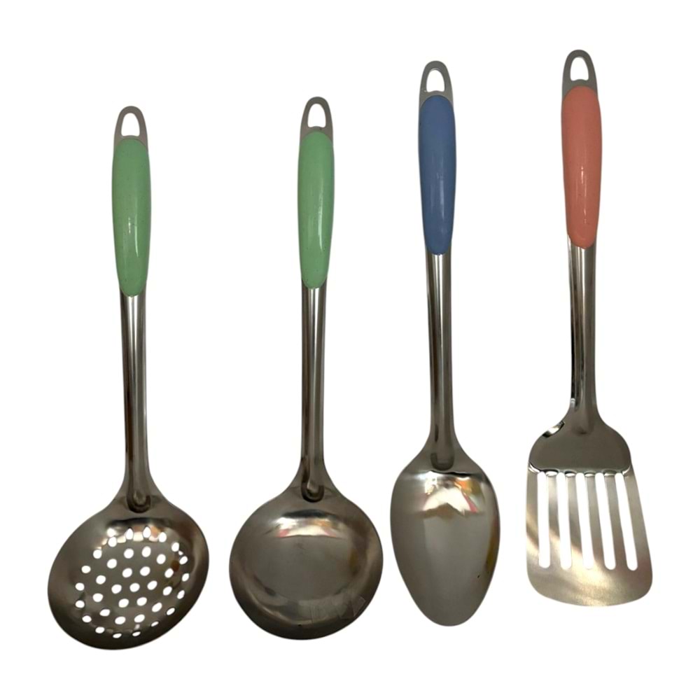 GOLDŞAHİN 4 LÜ SERVİS SETİ RENKLİ *4