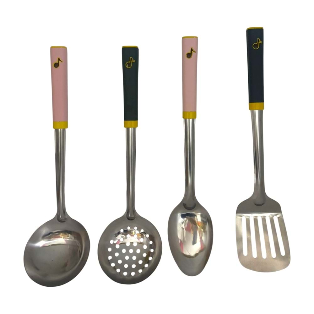 GOLDŞAHİN 4 LÜ SERVİS SETİ RENKLİ *4