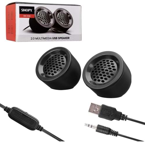 SNOPY İKİLİ PC HOPÖRLÖRÜ USB Lİ