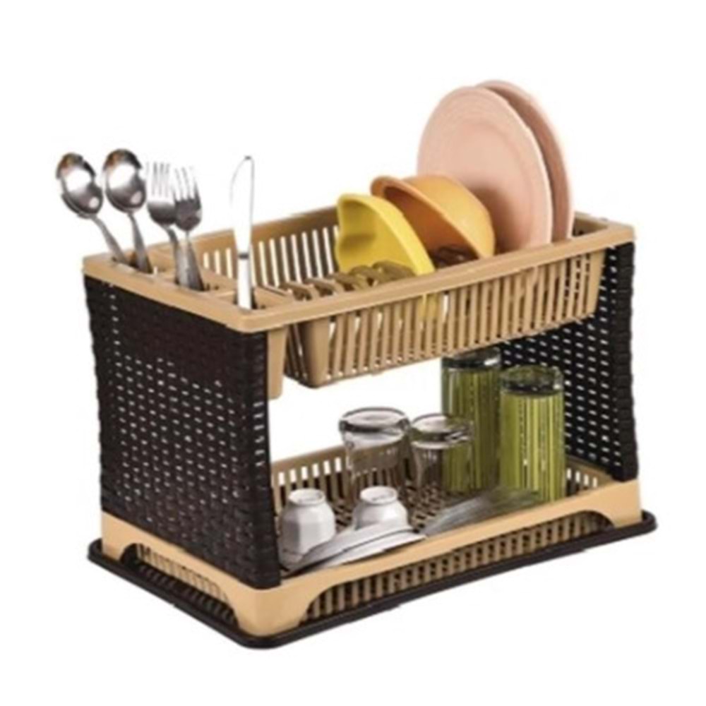 SAGLIK ÖRGÜ İKİ KATLI TABAKLIK NATUREL