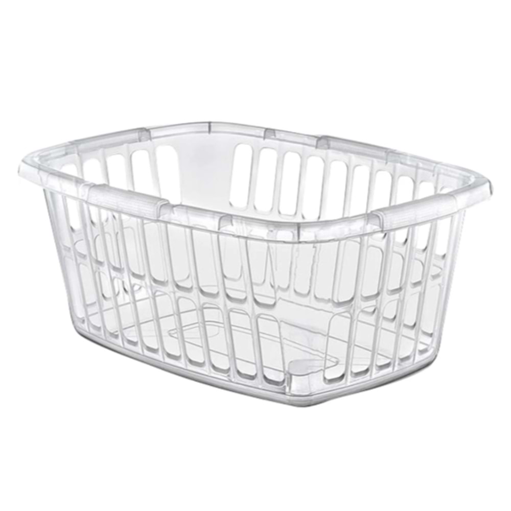 SAGLIK DİKDÖRTĞEN ŞEFFAF ÇAMAŞIR SEPET