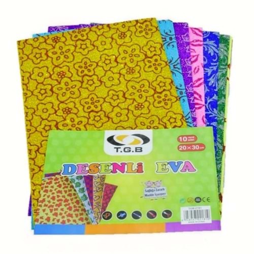 TGB EVA SİMLİ DESENLİ 20X30 10 RENK