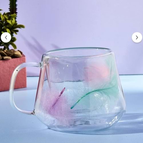 TİRAN CAM BARDAK 150 ML ÇİFT CİDARLI BARDAK *48