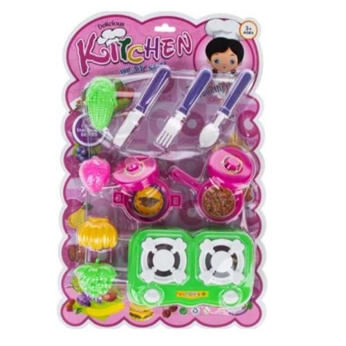 ZEON OYUNCAK KARTELA MUTFAK SETİ